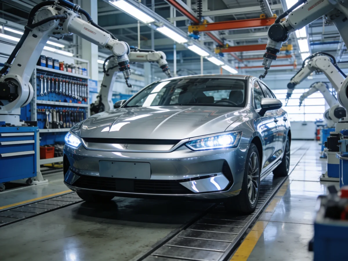 Otomotiv üretim hattı